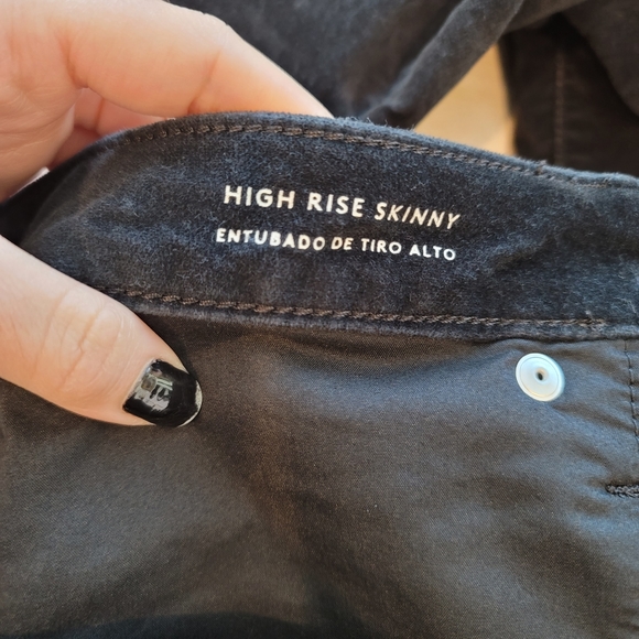 💕 Universal Thread High Rise Black Jeans Women's Size 14/32 - Picture 10 of 11